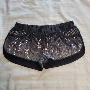Sequin Short Shorts Size Medium